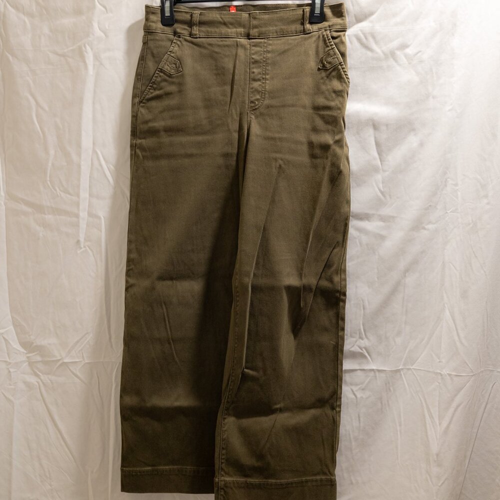 Spanx - Wide Leg Cropped - Dark Green (Medium)